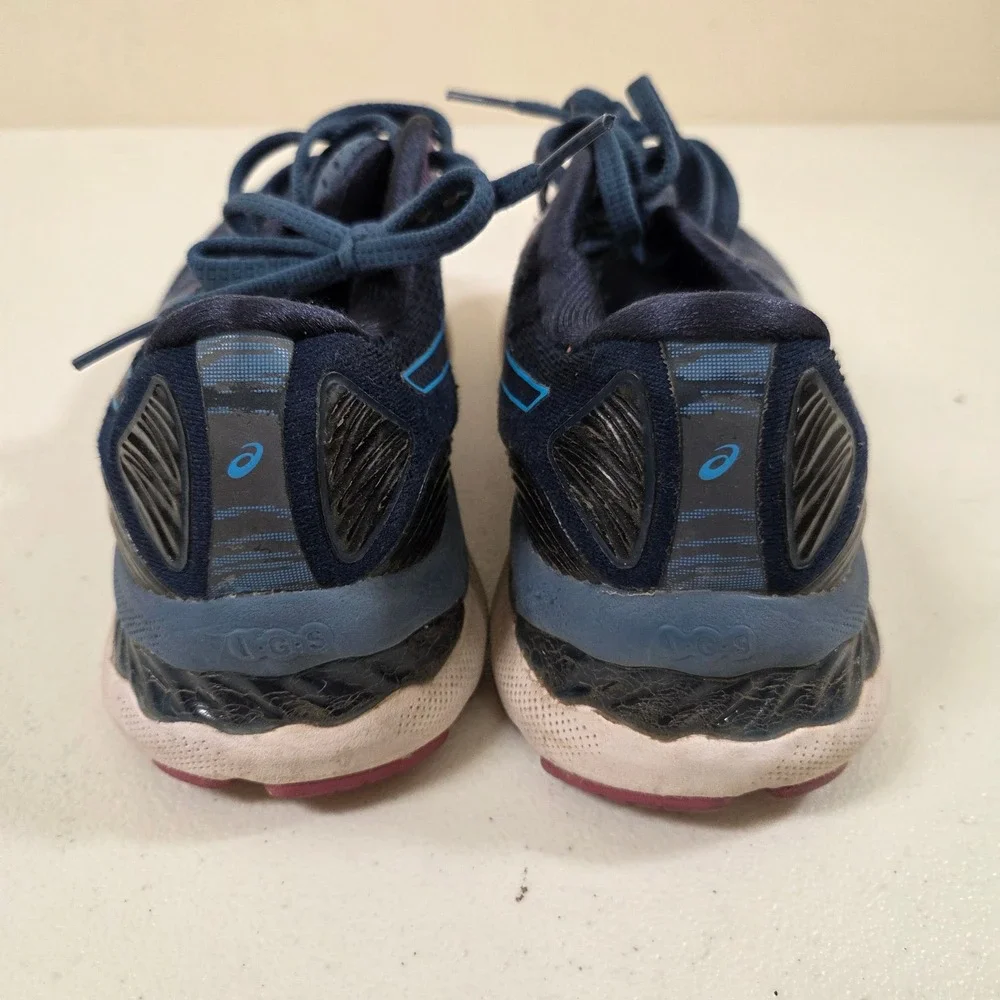 ASICS GEL-Nimbus 23 Womens 8.5‎ Wide Running Shoes French Blue 1012A884